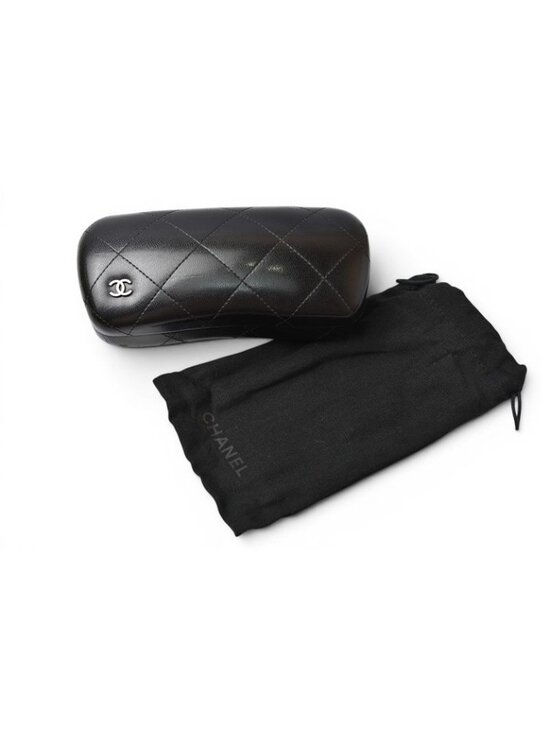 Chanel Sunglasses CC Logo Black Smoke Gradient S6 Eyewear